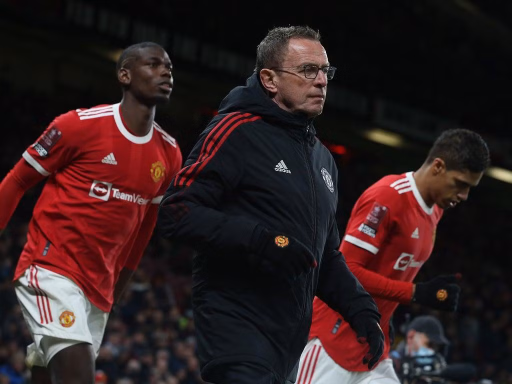 HLV Rangnick có lý do để thất vọng với màn thể hiện của các học trò