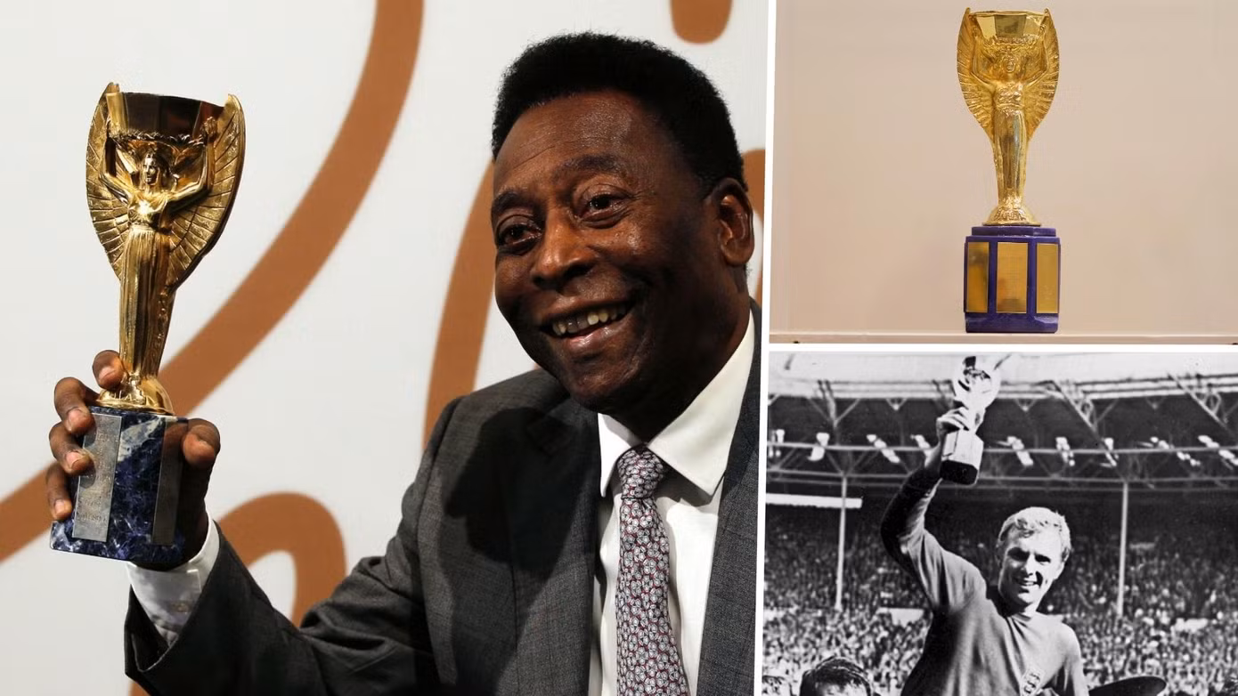 Anh và Brazil là những đội từng được giương cao chiếc cúp Jules Rimet