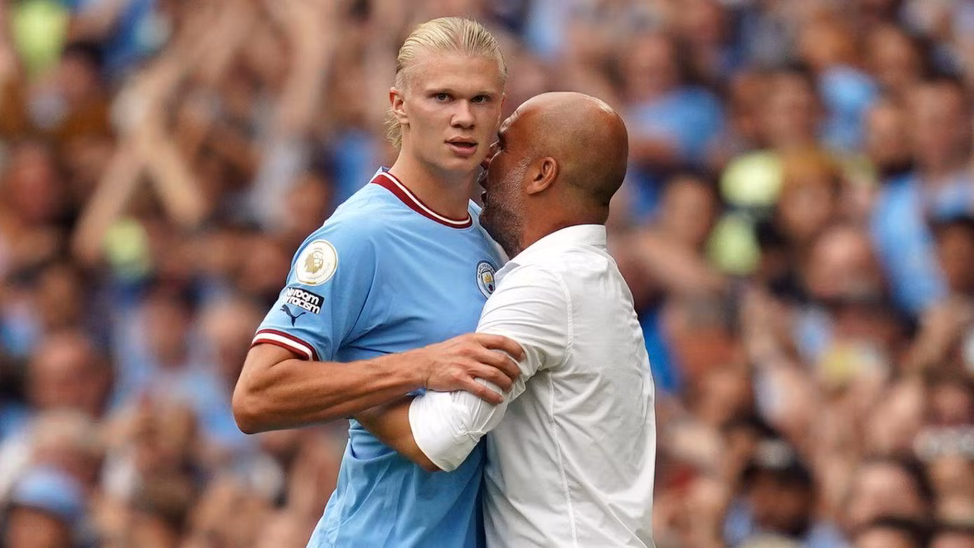 Pep Guardiola và Haaland đã phải im tiếng trước Brentford