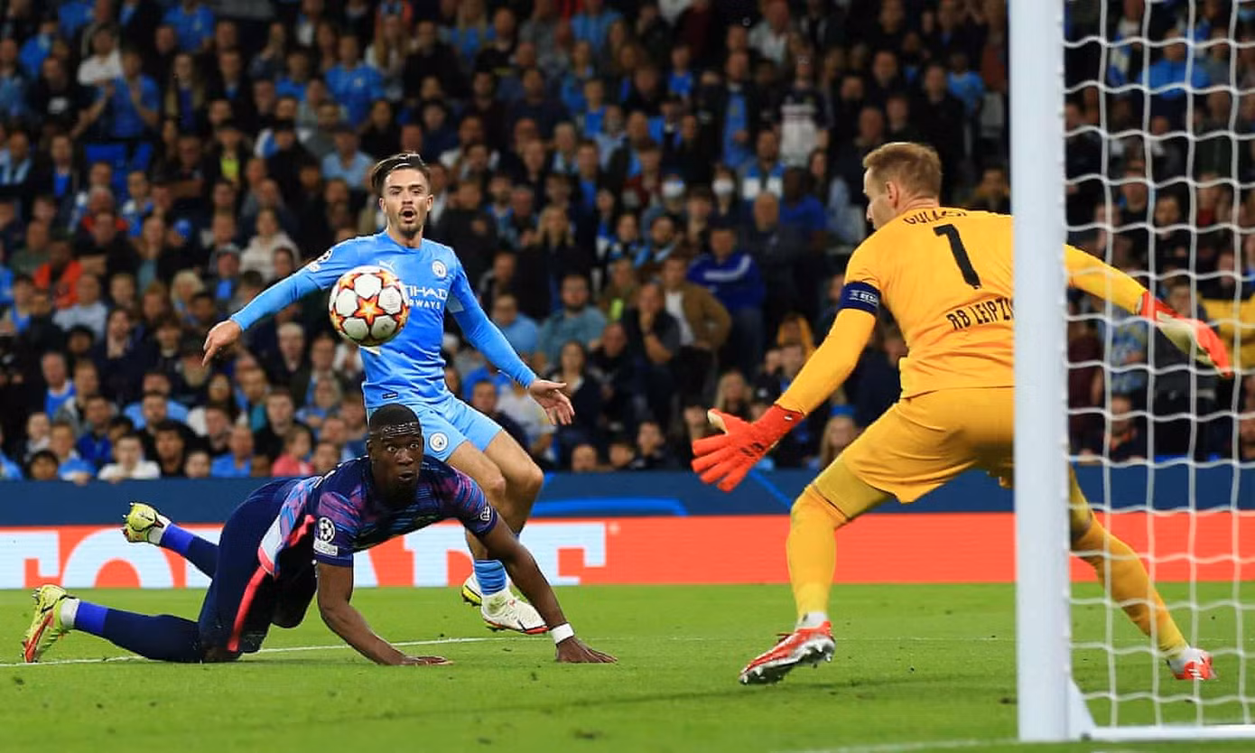 Man City từng vùi dập Leipzig tới 7-0 ở mùa trước