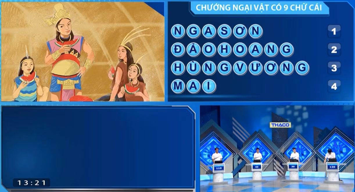 Từ khóa Vượt chướng ngại vật cần tìm là Mai An Tiêm.