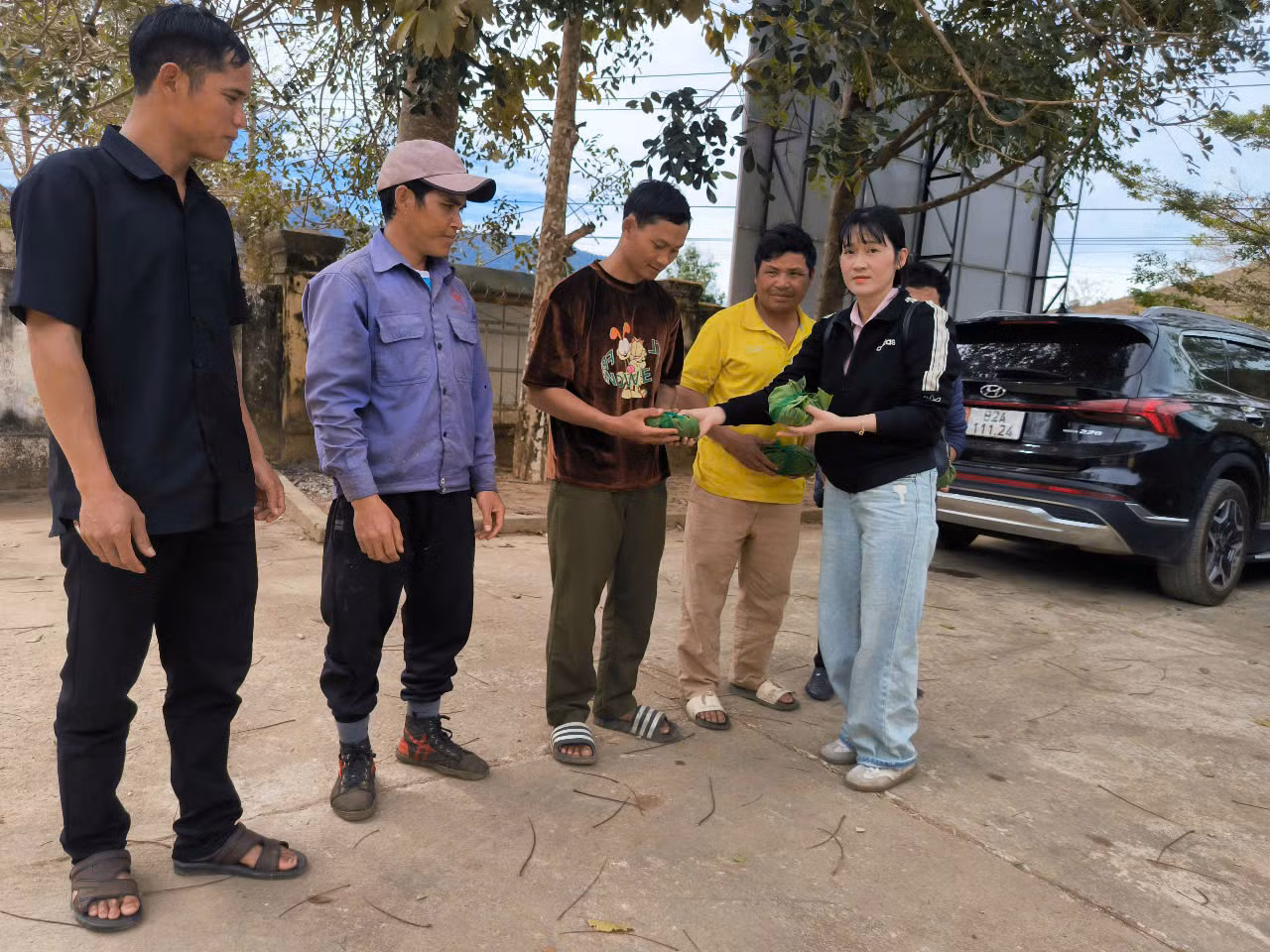 Có khoảng 3.320 cây giống sâm Ngọc Linh được cấp miễn phí với trị giá gần 1 tỉ đồng.