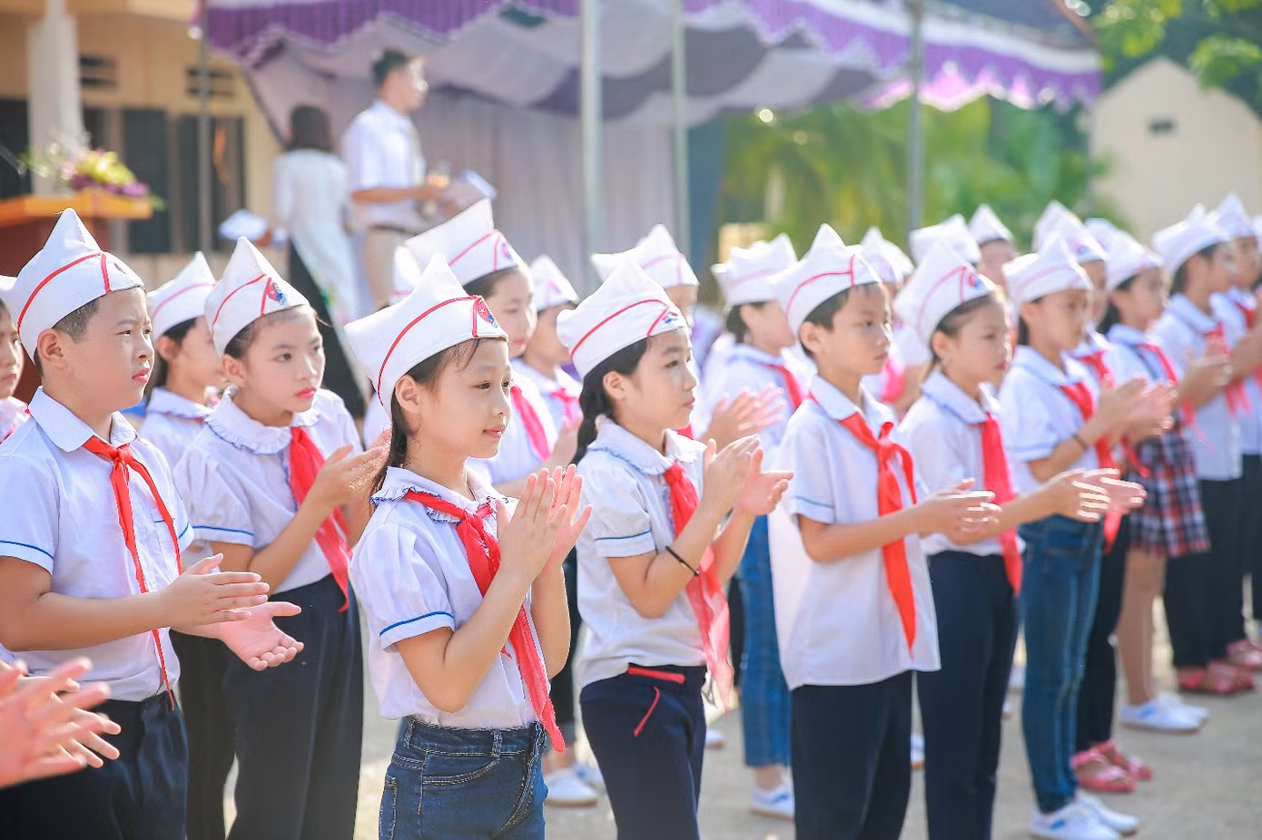 Sơn Kansai tài trợ sơn mới trường tiểu học Tân Hòa, Hà Nội ảnh 1