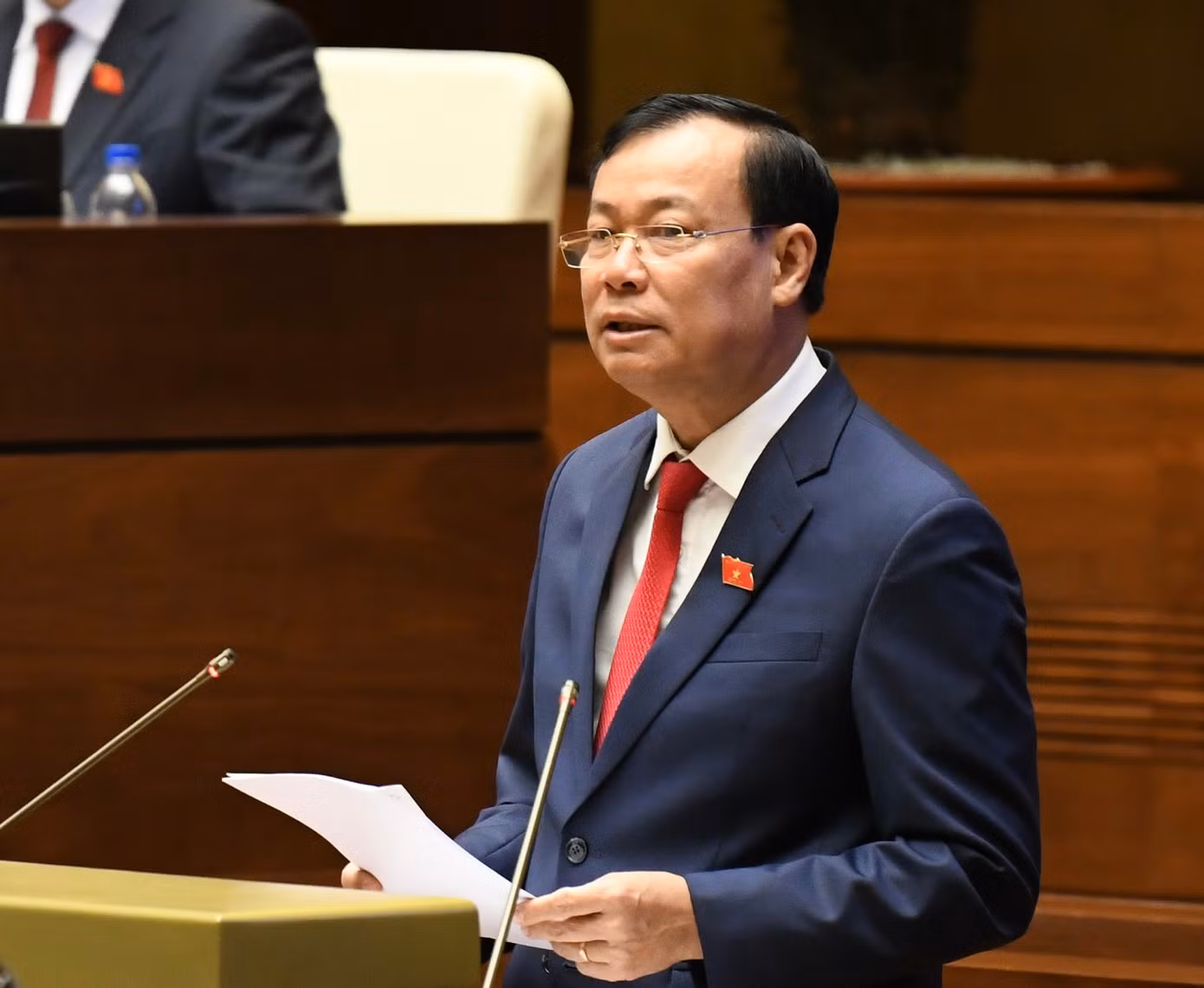 Chủ nhiệm Ủy ban Quốc phòng và An ninh Lê Tấn Tới. (Ảnh: Như Ý)