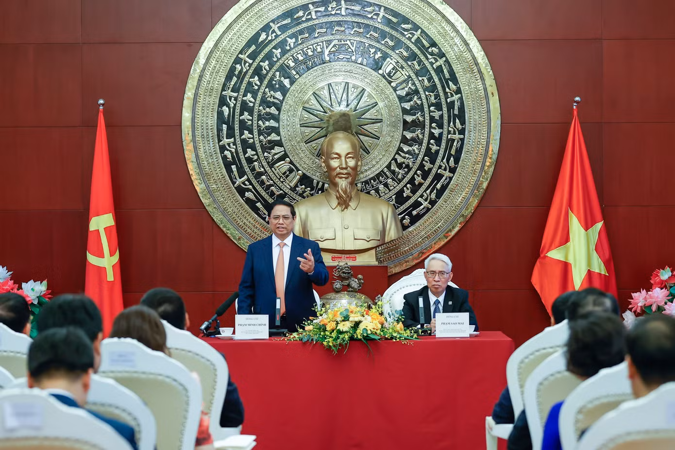 Thủ tướng cũng nhấn mạnh tinh thần "đã nói là làm, đã cam kết là phải thực hiện, đã thực hiện là phải có kết quả". (Ảnh: Nhật Bắc)