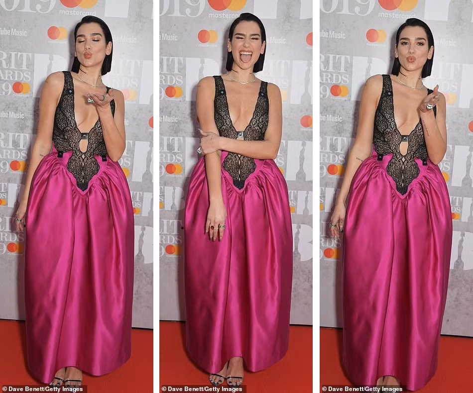 Muôn kiểu váy xuyên thấu, siêu gợi cảm của sao trên thảm đỏ BRITs 2019 ảnh 2