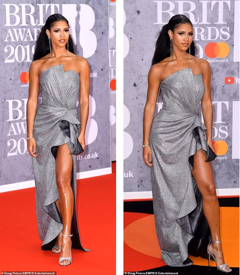Muôn kiểu váy xuyên thấu, siêu gợi cảm của sao trên thảm đỏ BRITs 2019 ảnh 17