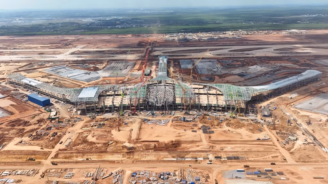 Dự kiến, sân bay Long Thành sẽ cơ bản hoàn thành vào cuối năm nay.