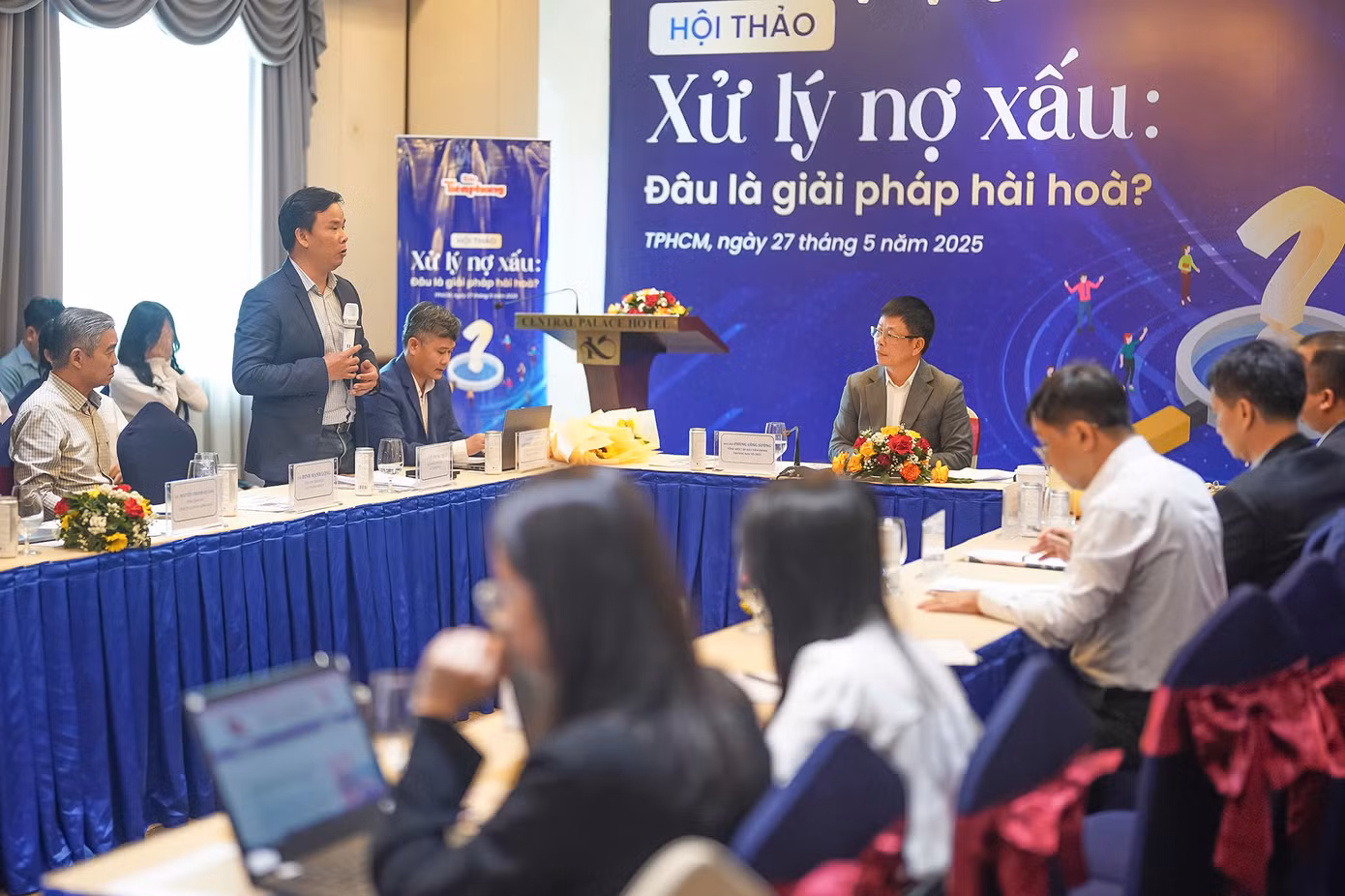 Luật sư Lê Trung Phát - Giám đốc Hãng luật Lê Trung Phát (Đoàn Luật sư TPHCM) - phát biểu tại hội thảo.