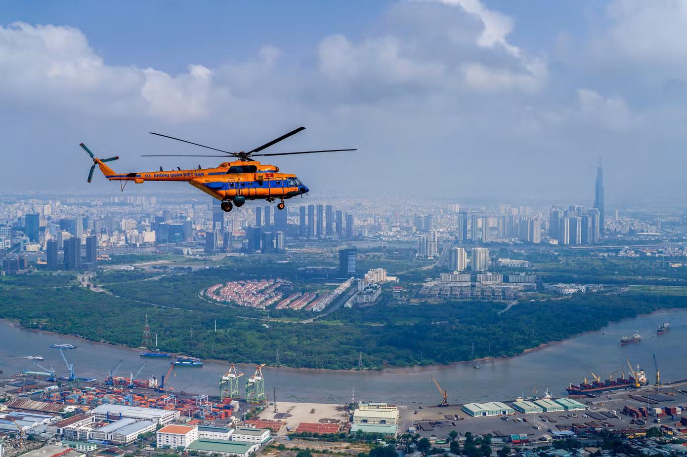 Một góc Khu đô thị mới Thủ Thiêm.