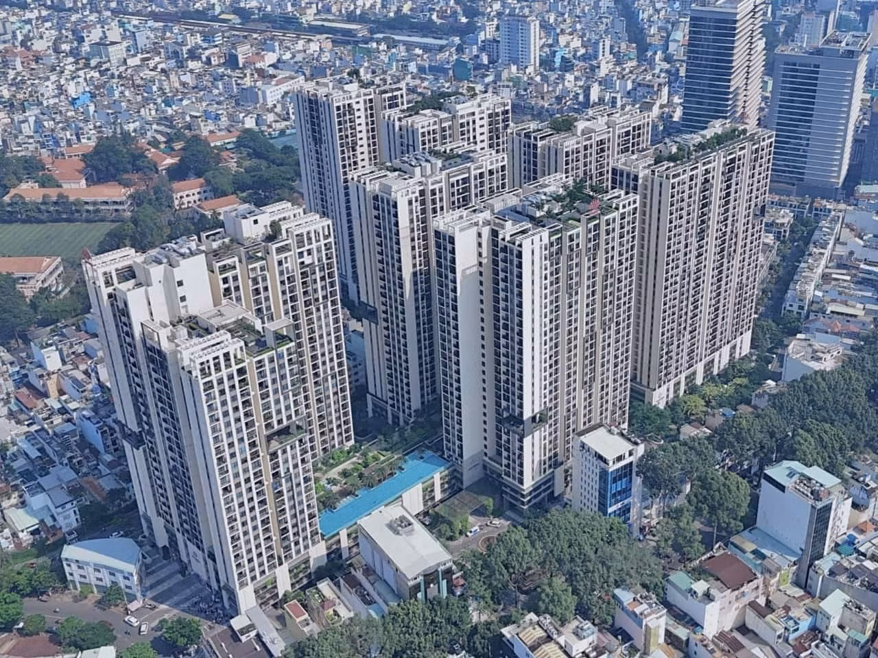 Khu phức hợp Hà Đô Centrosa có rất nhiều căn hộ cho thuê lưu trú theo hình thức Airbnb.
