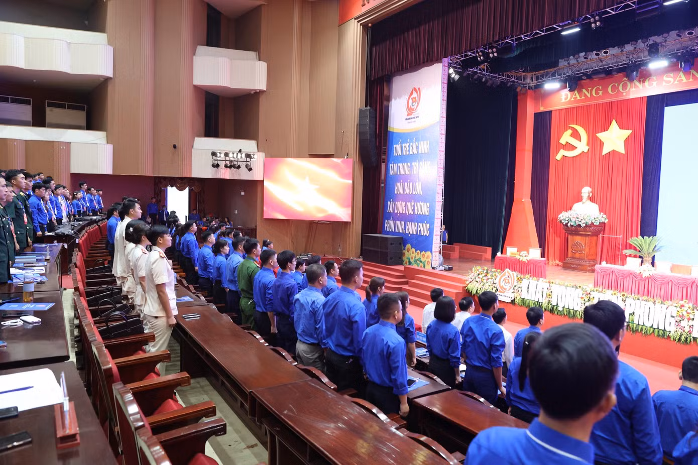 Chiều 6/10, Đại hội Đoàn TNCS Hồ Chí Minh tỉnh Bắc Ninh lần thứ XV trình bày báo cáo kiểm điểm Ban Chấp hành Tỉnh Đoàn khoá XIV, nhiệm kỳ 2017-2022, bầu Ban Chấp hành Tỉnh Đoàn Bắc Ninh khóa XV, nhiệm kỳ 2022 - 2027, hội nghị lần thứ nhất Ban Chấp hành Tỉnh Đoàn Bắc Ninh khóa XV, nhiệm kỳ 2022 - 2027.