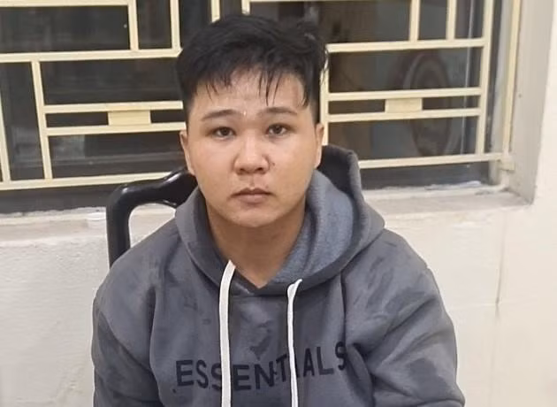 Đối tượng Hoàng tại Cơ quan Công an Đối tượng Hoàng tại Cơ quan Công an