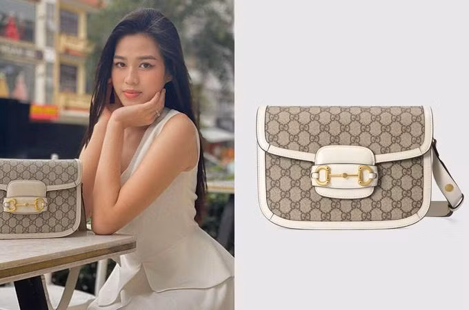 Chiếc túi thứ 2 Đỗ Thị Hà sở hữu chính là Gucci Horsebit 1955 giá khoảng 55 triệu đồng. Như đã nói ở túi của Thùy Tiên, đầu tư vào dòng túi khóa Horsebit không bao giờ sai. Chiếc túi thứ 2 Đỗ Thị Hà sở hữu chính là Gucci Horsebit 1955 giá khoảng 55 triệu đồng. Như đã nói ở túi của Thùy Tiên, đầu tư vào dòng túi khóa Horsebit không bao giờ sai.