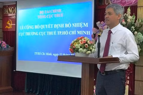 Ông Lê Duy Minh, Cục trưởng Cục Thuế TPHCM, Tổng cục Thuế được chuyển công tác đến UBND TPHCM