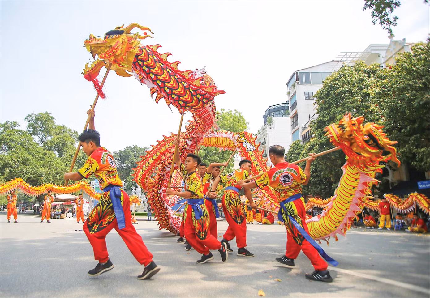 Không gian phố đi bộ hồ Gươm tổ chức rất nhiều sự kiện văn hóa tầm cỡ ở Thủ đô Ảnh: Duy Phạm