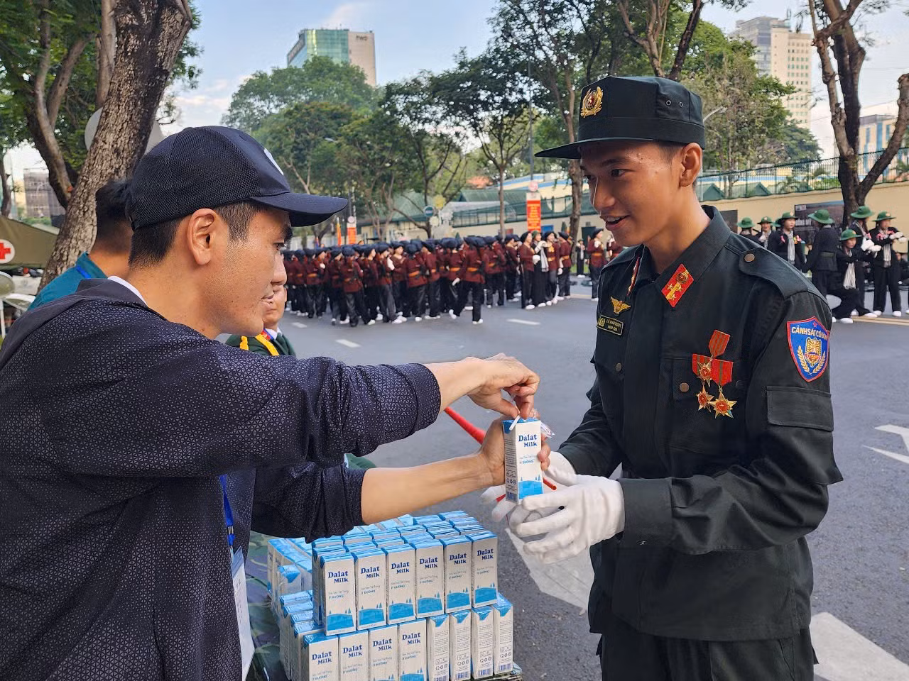 Một hình ảnh đẹp tại Lễ diễu binh, diễu hành Ảnh: TTXVN Một hình ảnh đẹp tại Lễ diễu binh, diễu hành Ảnh: TTXVN