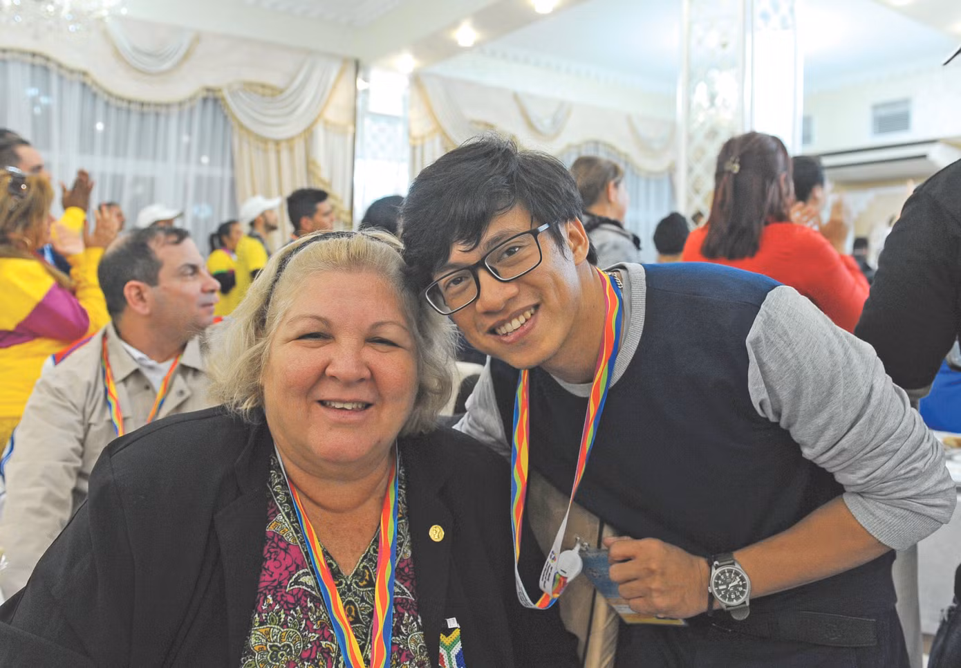 Tác giả bài viết gặp bà Aleida Guevara March - con gái của Che Guevara, tại Sochi năm 2019.