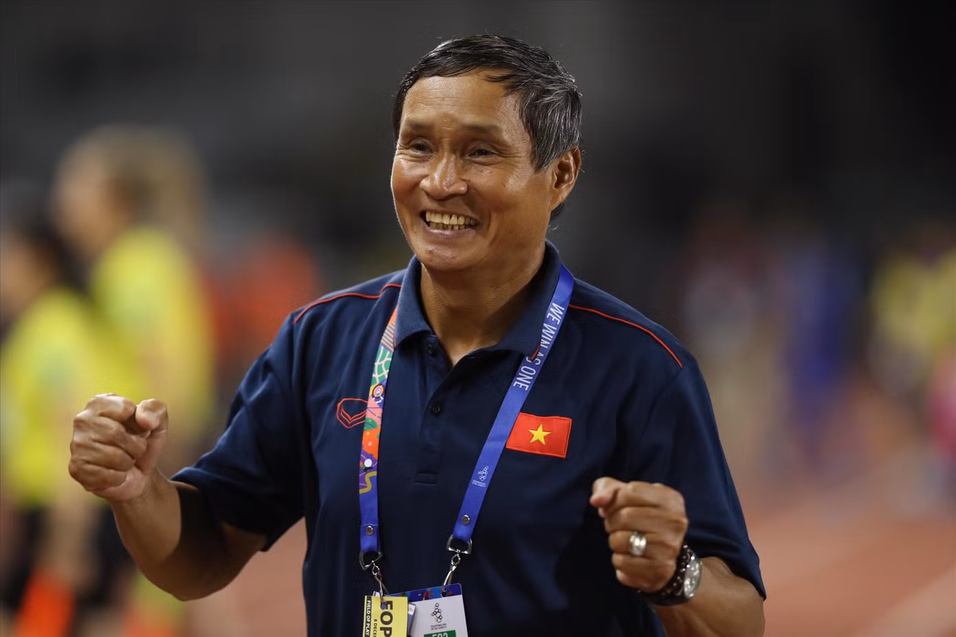 HLV Mai Đức Chung là chiến lược gia giàu thành tích nhất với bóng đá nữ ở đấu trường SEA Games Ảnh: VT