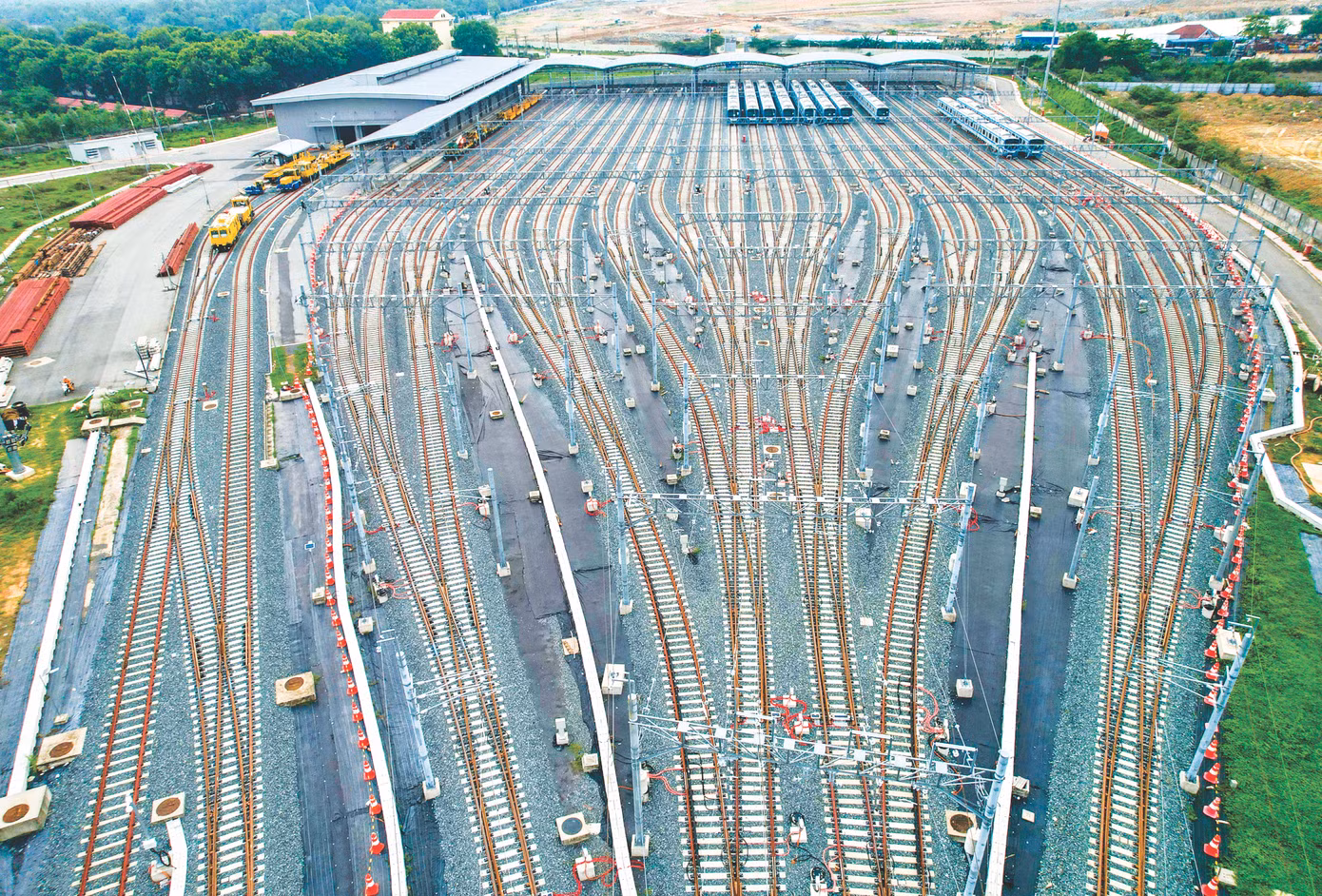 Một góc depot Long Bình (TP Thủ Đức) Ảnh: Duy Anh Một góc depot Long Bình (TP Thủ Đức) Ảnh: Duy Anh