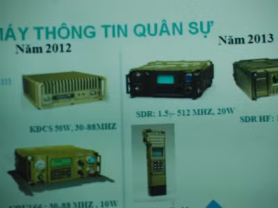 Một số khí tài thiết bị thông tin