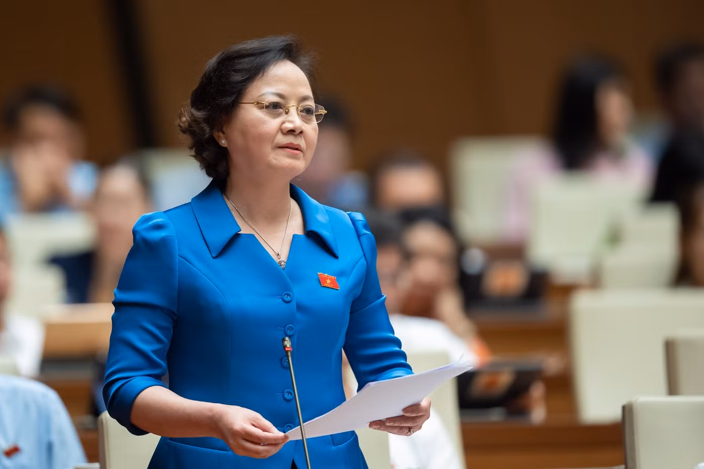 Bộ trưởng Nội vụ Phạm Thị Thanh Trà. Ảnh: QH