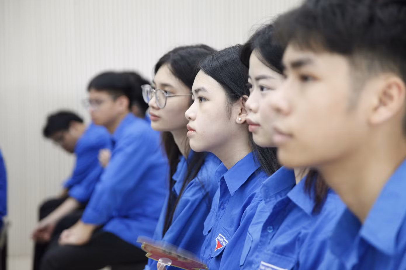 Nhiều học sinh lần đầu tham dự phiên tòa thực tế.