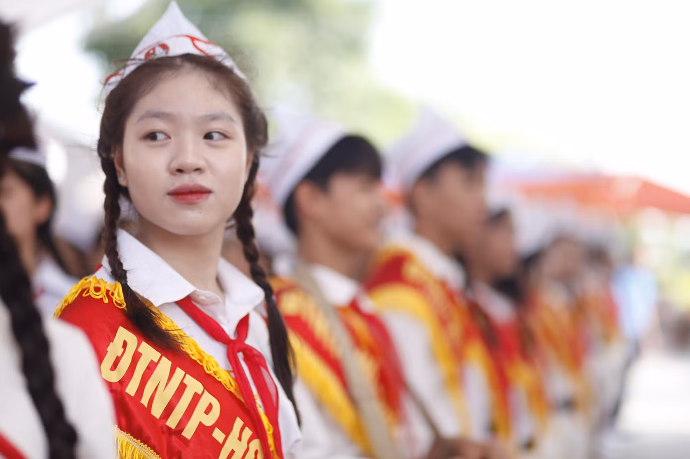 Đoàn viên tham gia hội trại.