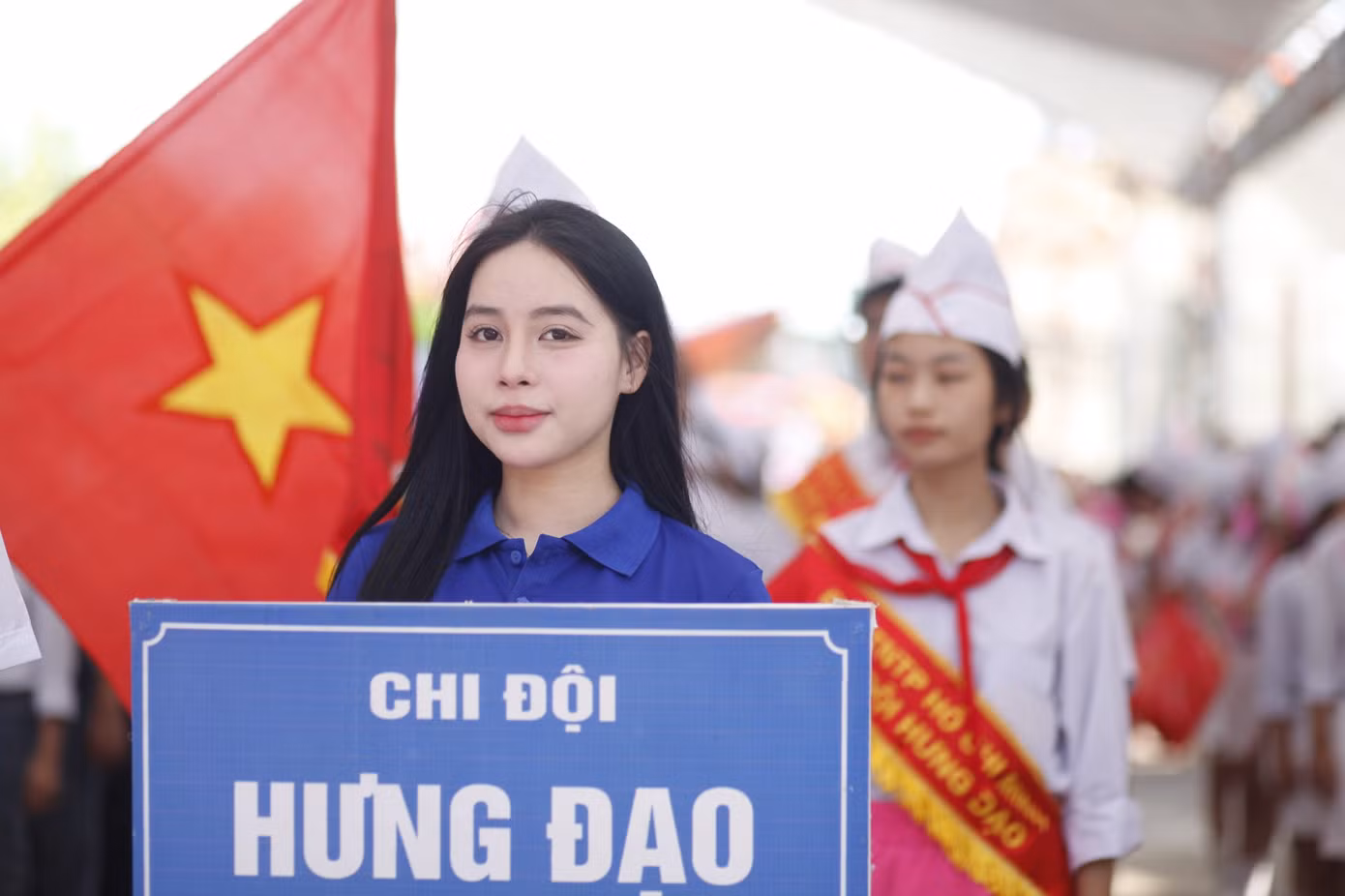 Hội trại thiếu niên do Đoàn Thanh niên xã Đông Lỗ tổ chức có 11 đội tham dự. Ảnh: Nguyễn Thắng