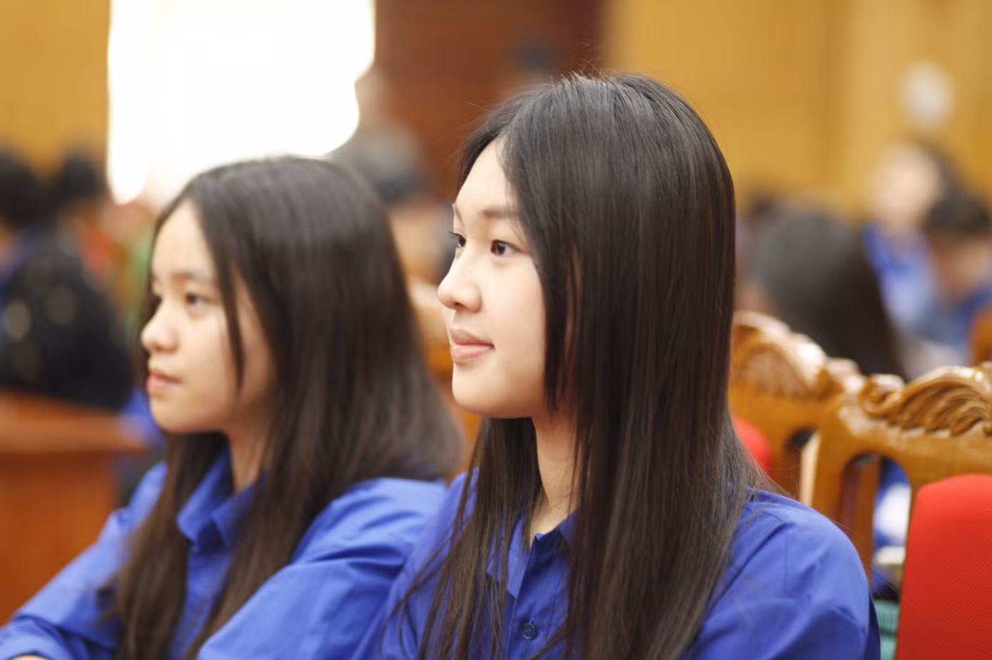Đoàn viên tham gia diễn đàn. Ảnh: Nguyễn Thắng