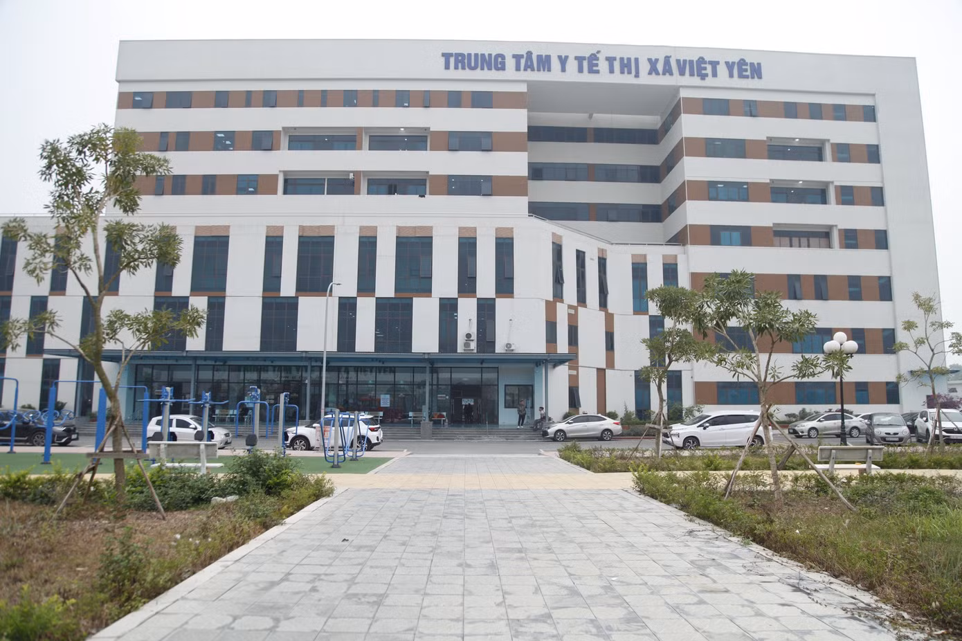 Trung tâm Y tế thị xã Việt Yên (Bắc Giang). Ảnh: Nguyễn Thắng