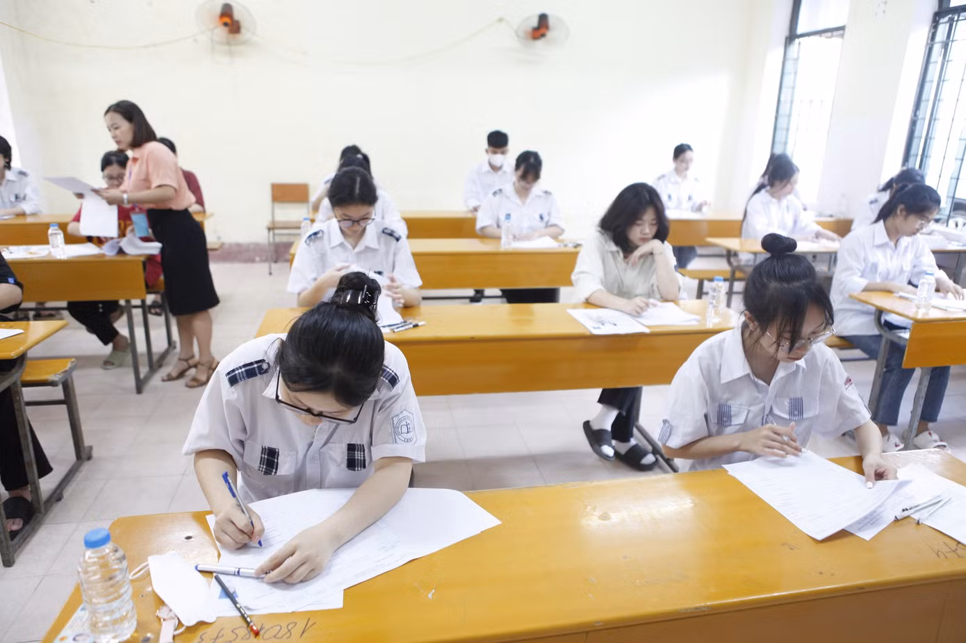 Trường THPT Chuyên Bắc Giang không có trường hợp nào được tuyển thẳng, không có điểm khuyến khích. Ảnh: Nguyễn Thắng