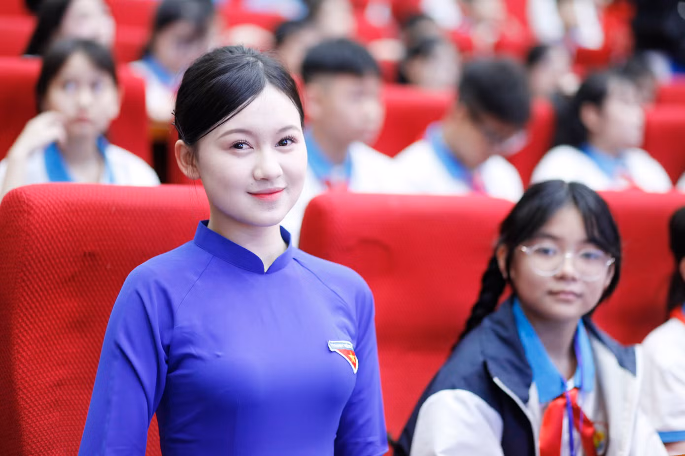 Đoàn viên dự đại hội. Ảnh: Nguyễn Thắng