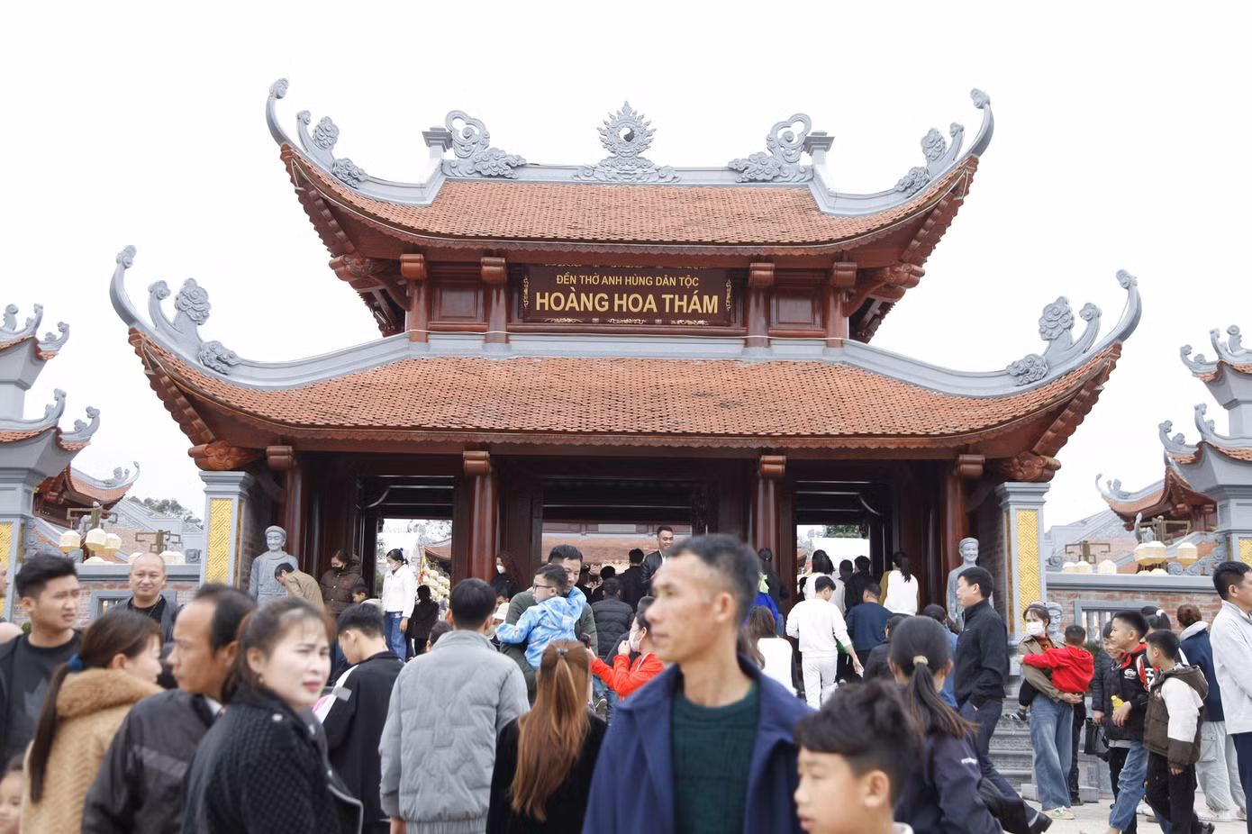 Đền thờ anh hùng dân tộc Hoàng Hoa Thám. Ảnh: Nguyễn Thắng.