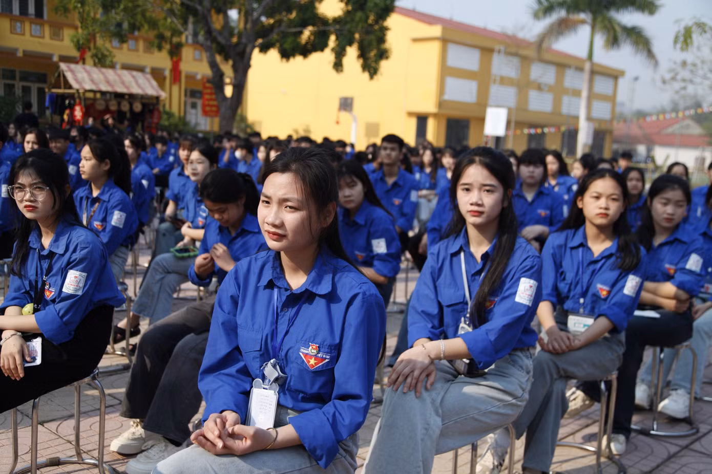 Tại chương trình, anh Giáp Xuân Cảnh – Phó Bí thư Tỉnh Đoàn Bắc Giang cho biết, hằng năm, Ban Thường vụ Tỉnh Đoàn Bắc Giang đều tổ chức các hoạt động chăm lo, đồng hành, hỗ trợ thanh niên dân tộc thiểu số. Ảnh: Nguyễn Thắng