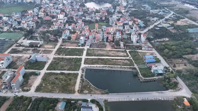 Huyện Quốc Oai (Hà Nội) tạm dừng đấu giá 26 lô đất tại xã Tân Phú theo dự kiến tổ chức vào ngày 18/1. Ảnh: batdongsan.com.vn