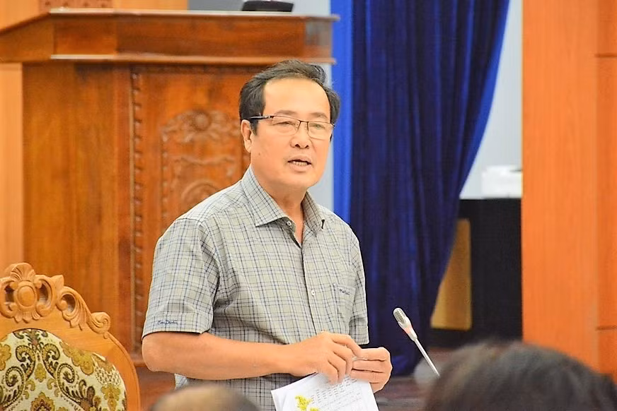 Ông Huỳnh Khánh Toàn, nguyên Phó Chủ tịch UBND tỉnh Quảng Nam, bị kỷ luật bằng hình thức cảnh cáo. Ảnh: VOV.