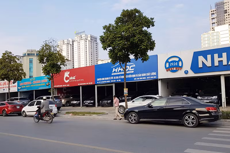 Hà Nội: La liệt bãi đỗ xe '5 không' trên đất dự án ảnh 5