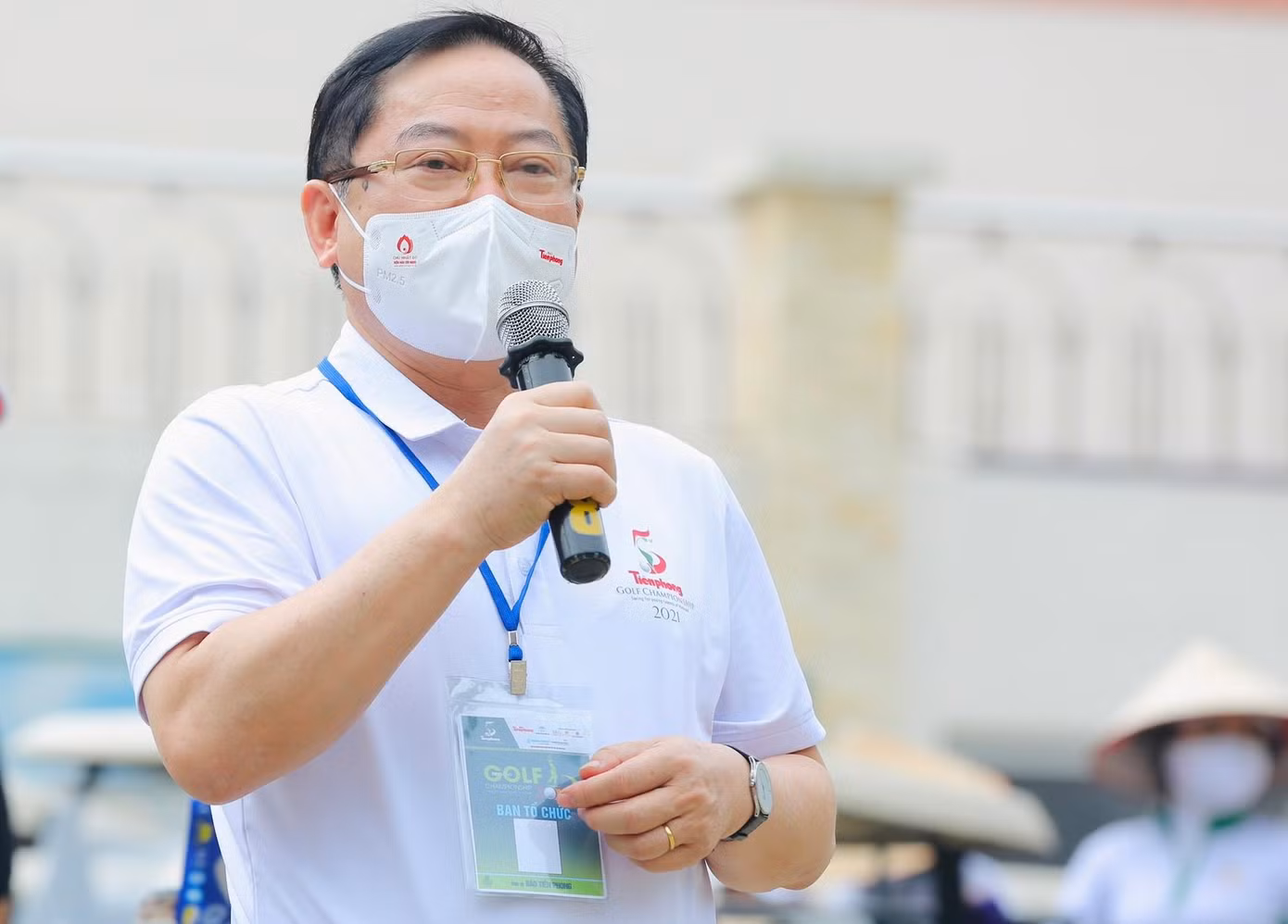 Phát biểu khai mạc giải đấu, nhà báo Lê Xuân Sơn - Tổng Biên tập báo Tiền Phong, Trưởng Ban tổ chức cho biết, đây là năm thứ 5 Tiền Phong Golf Championship - Vì tài năng trẻ Việt Nam, được tổ chức. Giải đấu đã nhận được sự ủng hộ mạnh mẽ từ các đơn vị, nhà tài trợ và dư luận vì mục tiêu quảng bá và huy động nguồn lực cho Quỹ Hỗ trợ Tài năng trẻ Việt Nam trực thuộc T.Ư Đoàn.