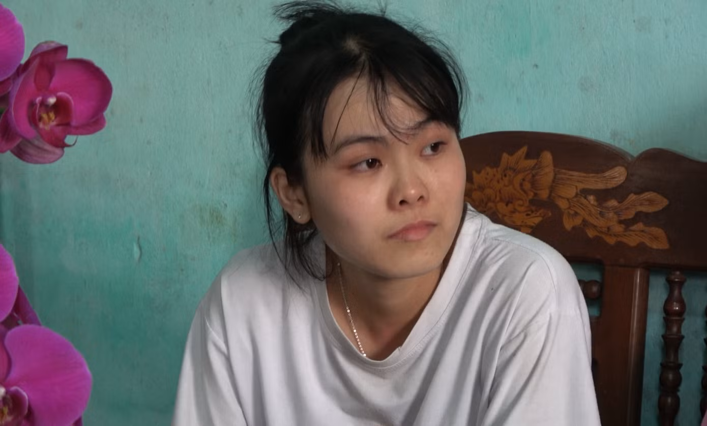 Đỗ Thị Nhật Lệ (23 tuổi) - nữ tân binh duy nhất tham gia nghĩa vụ CAND năm 2023 của tỉnh Lâm Đồng.