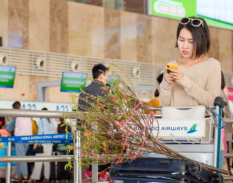 Các hãng hàng không vừa đồng loạt mở bán vé máy bay đi lại dịp Tết Nguyên đán Giáp Thìn năm 2024.