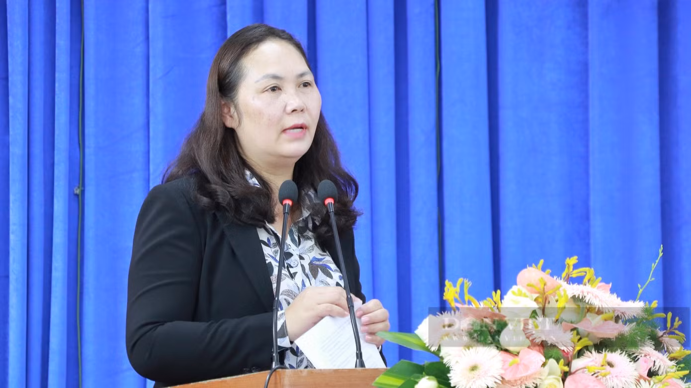 Bà Ngô Thị Mỹ Lợi tạm thời phụ trách, điều hành Thành ủy Đà Lạt. Ảnh: DV.
