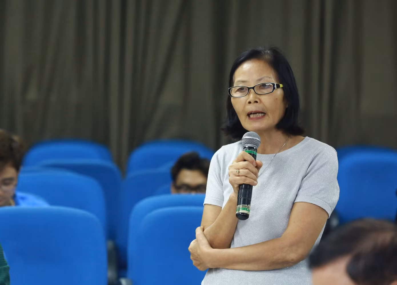 Bà Trần Thị Mai Hương, nguyên Tổng Thư ký Hội Sinh viên Việt Nam. Ảnh: Bảo Anh