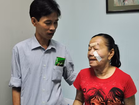 Chị Nguyễn Thị Phượng và chồng