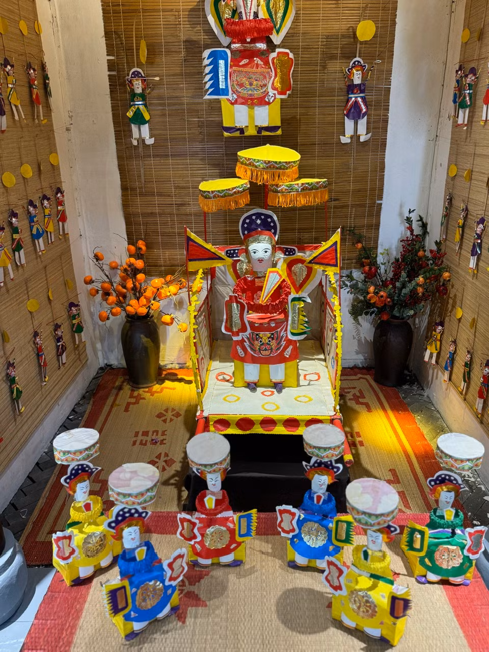 Không gian tái hiện Tết Trung thu do Trung tâm Bảo tồn di sản Thăng Long - Hà Nội thực hiện.