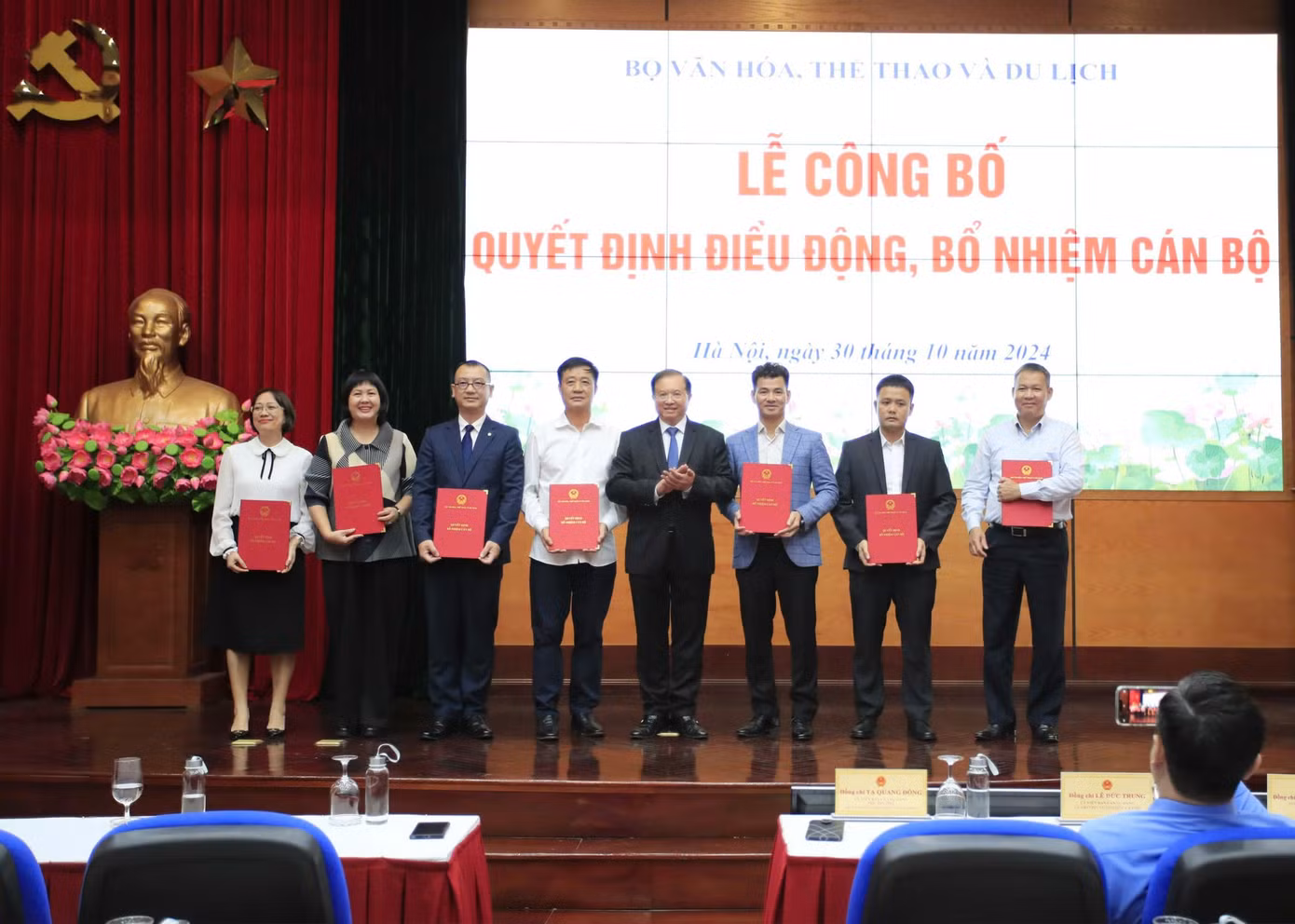 7 cán bộ được bổ nhiệm chức vụ mới trong ngày 30/10.