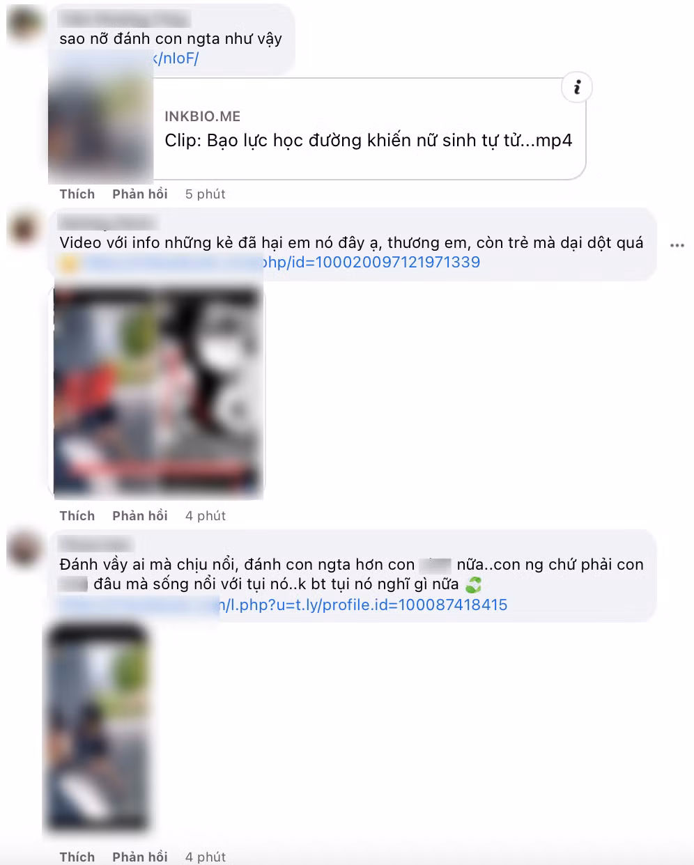 Một số kẻ xấu lợi dụng vụ việc đau lòng của nữ sinh N. để thả hàng loạt bình luận rác.