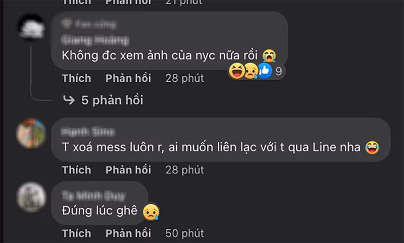 Người dùng tỏ ra tiếc nuối khi không xem được ảnh cũ trên Messenger.