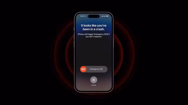 iPhone có tính năng Phát hiện sự cố sẽ đưa ra cảnh báo 10 giây trước khi thực hiện cuộc gọi.