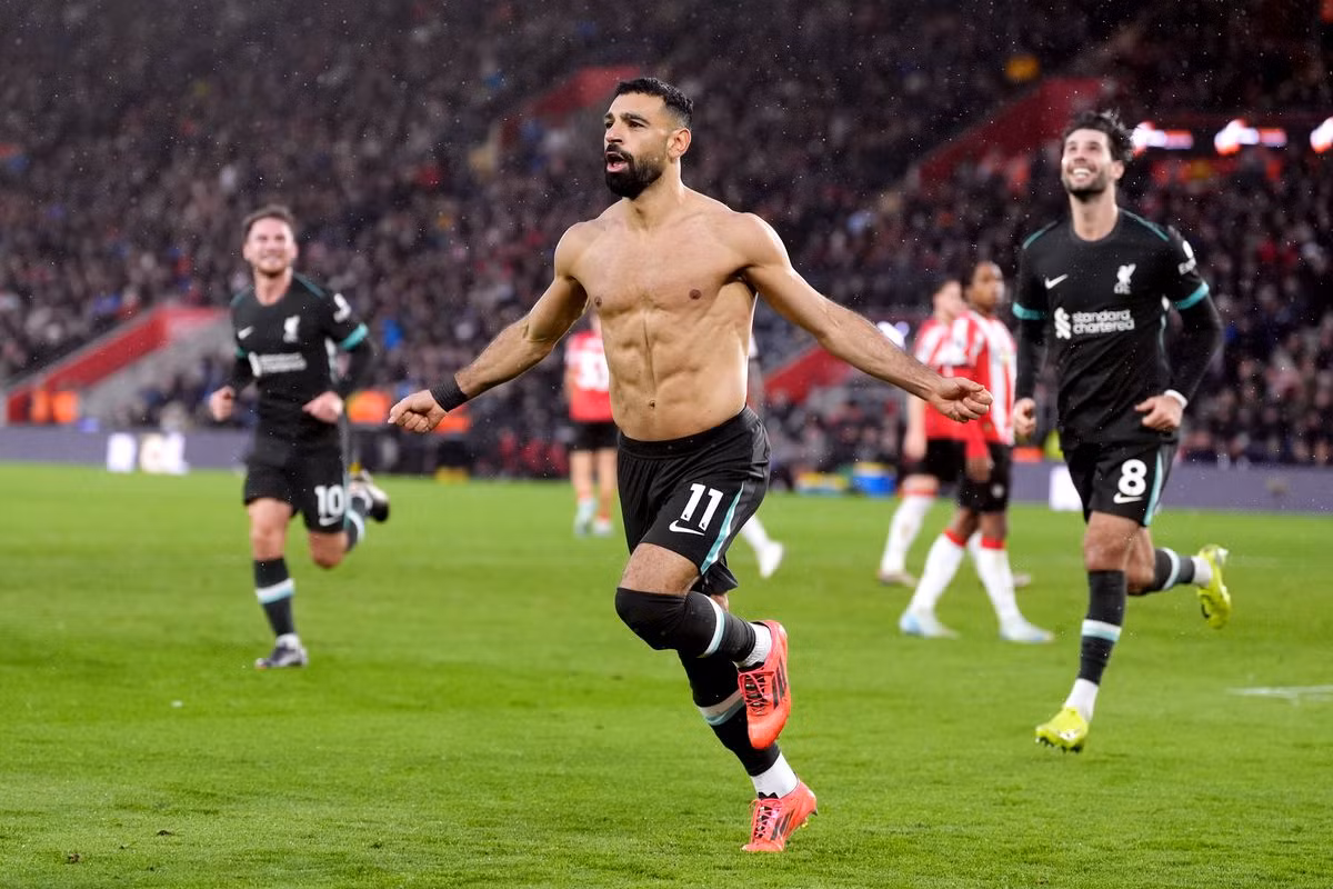 Salah tỏa sáng giúp Liverpool đánh bại Southampton tại Premier League mùa này.